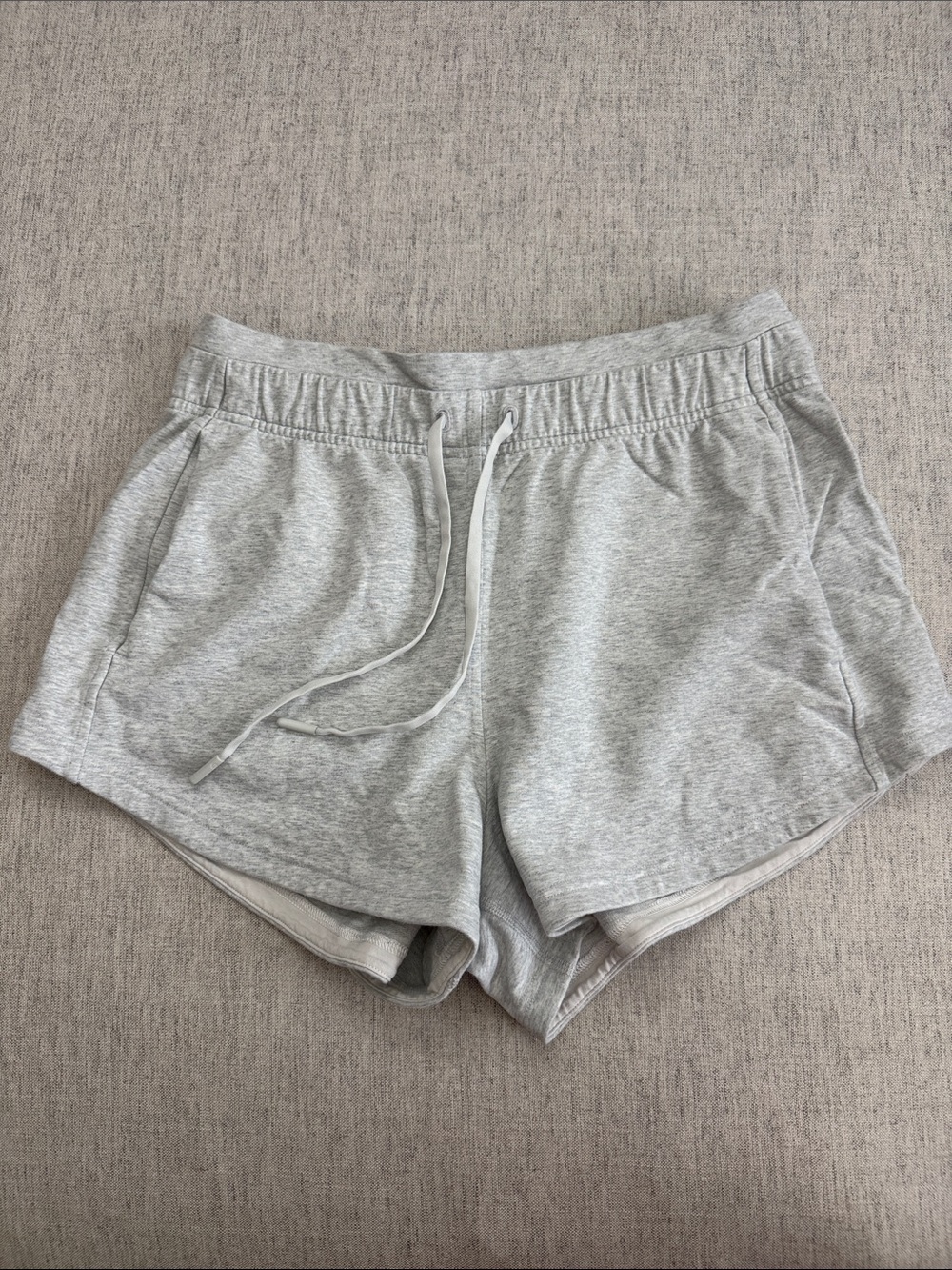 lululemon inner glow Light Gray Athletic Shorts